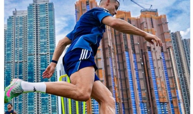 备战沙超杯！C罗晒在中国香港训练照片：没有捷径，只有努力